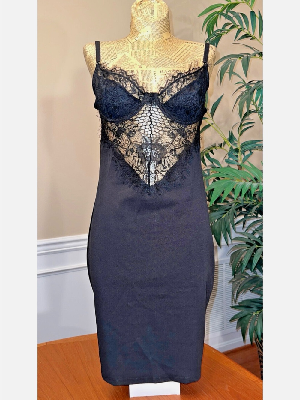 Dark green Lace Slip Dress - Women Intimates